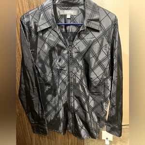 Brand New Crack & Barrow Size Large V-Neck Zippered Shirt.